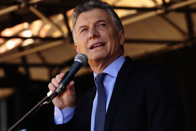 Discurso de Macri en La Rural "Se tienen que terminar las retenciones