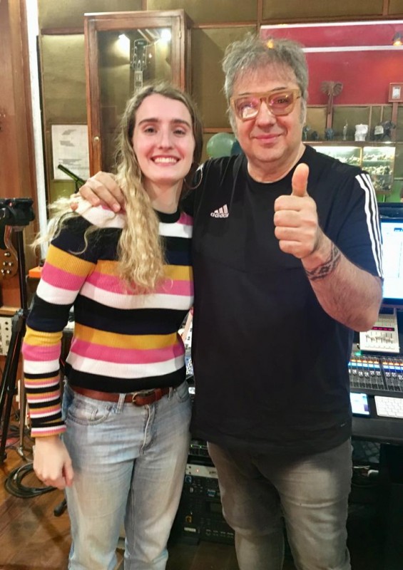 La Piquense Rosario Pilar Brunengo Grabo En El Estudios De Lito Vitale Infopico Com