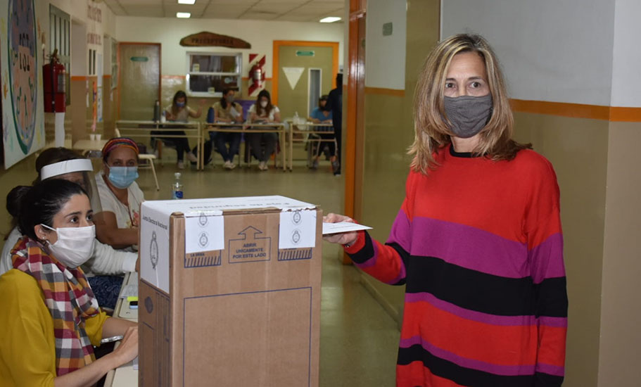 Varinia “Lichi” Marín emitió su voto en Santa Rosa: “Nuestra militancia supo estar a la altura de esta campaña”