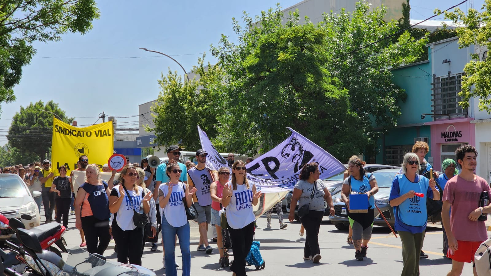 Movilizaci N De La Multisectorial En General Pico En Rechazo A Las